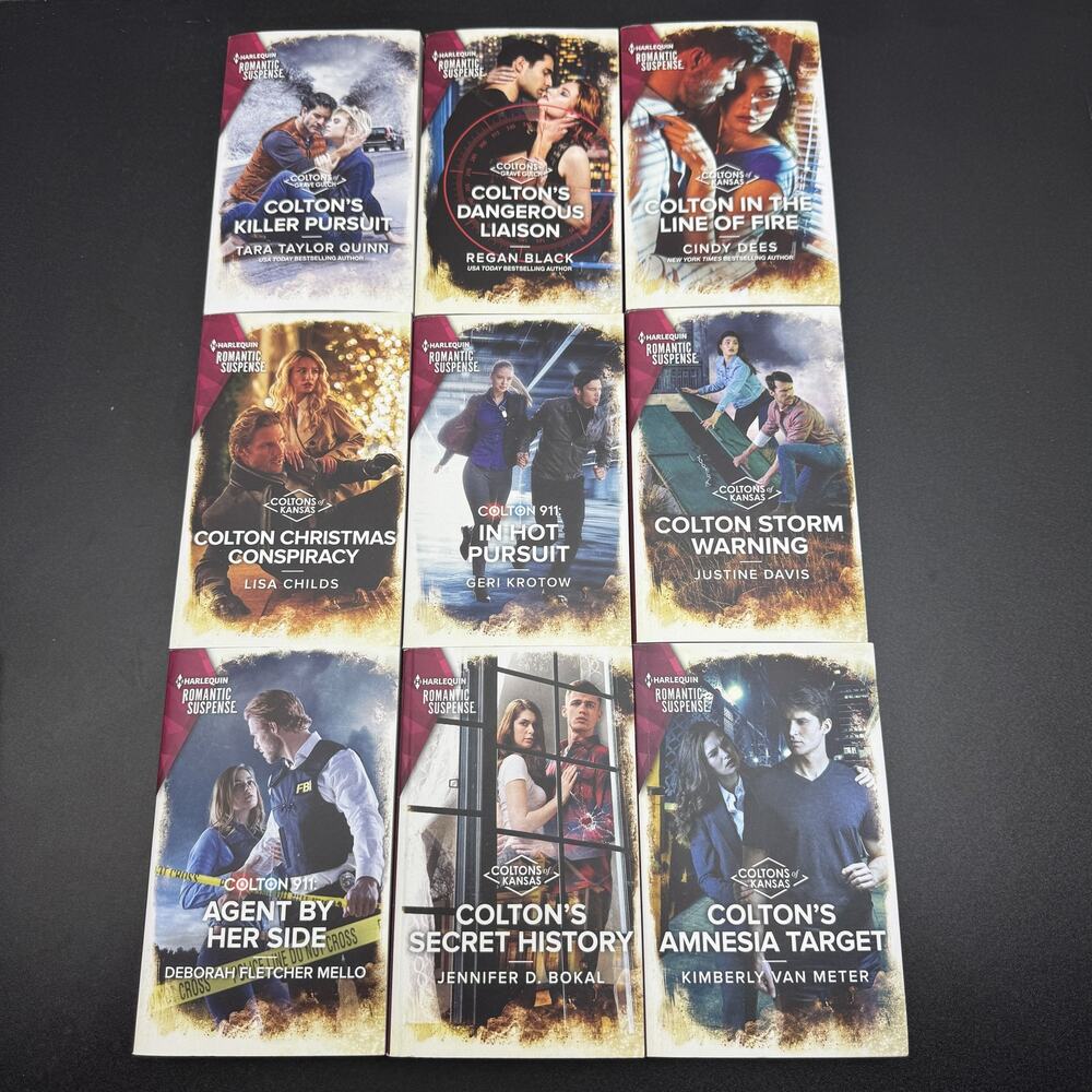 Harlequin Romantic Suspense The Coltons Series Lot of 9 Books 2020-2021